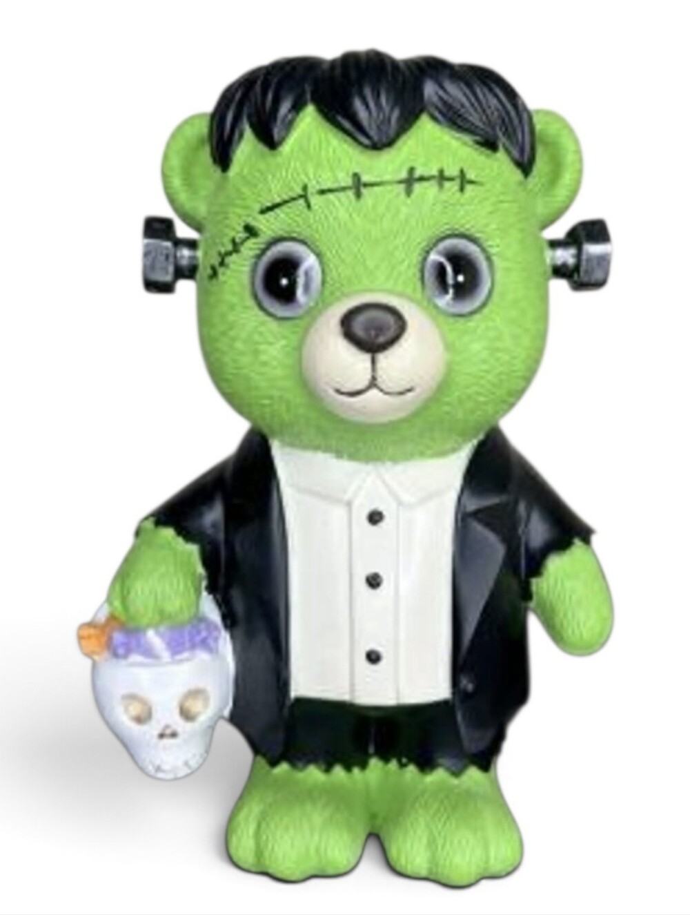 NEW 10” Halloween Frankenstein Figurine Spooky Carebear Decor